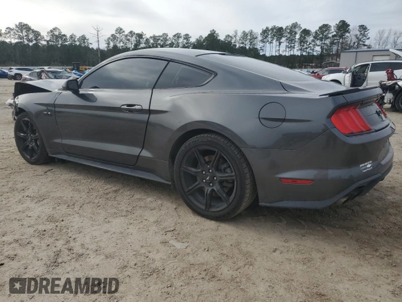 2018 Ford Mustang GT with VIN 1FA6P8CF4J5171364, listed as a Copart auction lot 41586105 with 104,304 mi miles and Salvage Title. Bid and sale history available at carsss.com. Image 2.