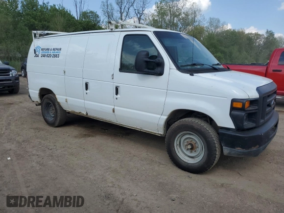2013 Ford Econoline Cargo Commercial with VIN 1FTNE2EW6DDA33129, listed as a Copart auction lot 57098145 with 125,302 mi miles and Clean title. Bid and sale history available at DreamBid. Image 4.