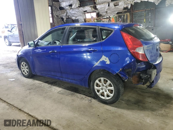 2013 Hyundai Accent GS with VIN KMHCT5AE6DU111867, listed as a Copart auction lot 47269385 with 102,197 mi miles and Salvage Title. Bid and sale history available at carsss.com. Image 2.