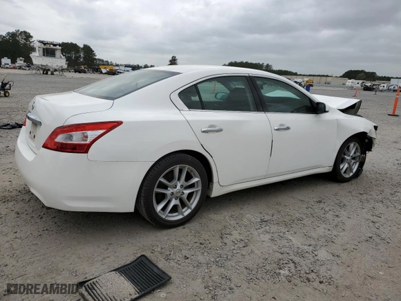2011 Nissan Maxima 3.5 SV with VIN 1N4AA5AP3BC829016, listed as a Copart auction lot 49972635 with 163,102 mi miles and Salvage Title. Bid and sale history available at carsss.com. Image 3.