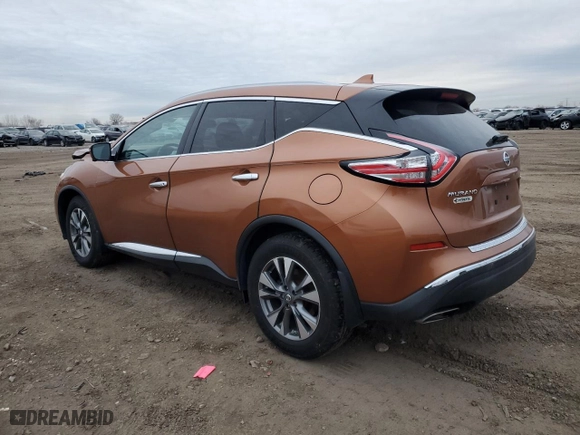 2017 Nissan Murano Platinum with VIN 5N1AZ2MH2HN102643, listed as a Copart auction lot 44619205 with 74,720 mi miles and Salvage Title. Bid and sale history available at carsss.com. Image 2.