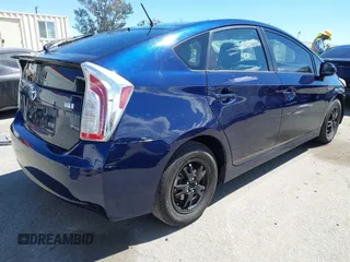 2013 Toyota Prius One with VIN JTDKN3DU5D1702341, listed as a IAAI auction lot 41945344 with 94,632 mi miles. Bid and sale history available at carsss.com. Image 4.
