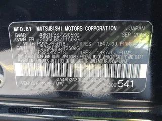 2020 Mitsubishi Outlander ES with VIN JA4AD2A30LZ012270, listed as a IAAI auction lot 39376839 with 72,193 mi miles and . Bid and sale history available at DreamBid. Image 9.