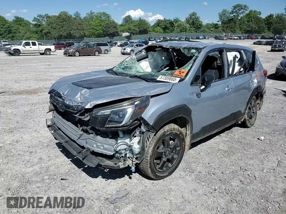 2023 Subaru Forester Wilderness with VIN JF2SKAMC7PH539483, listed as a Copart auction lot 57389665 with 41,940 mi miles and Salvage title. Bid and sale history available at DreamBid. Image 15.