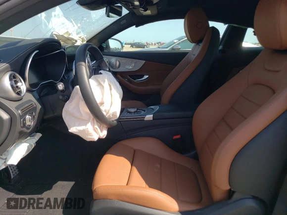 2023 Mercedes-Benz C 300 with VIN W1KWJ8DB0PG119286, listed as a Copart auction lot 57840973 with 6,919 mi miles and . Bid and sale history available at DreamBid. Image 7.
