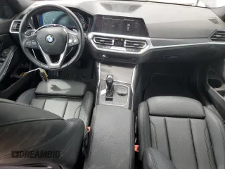 2021 BMW 3 Series 330e with VIN 3MW5P7J07M8B90476, listed as a Copart auction lot 50614505 with 55,518 mi miles and Salvage Title. Bid and sale history available at carsss.com. Image 8.
