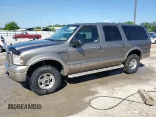 2005 Ford Excursion Eddie Bauer z VIN 1FMNU45S45EB52638, wystawiony jako Copart lot #56844915 z przebiegiem 213 252 mil mil oraz Nie do naprawy • Non repairable. Historia ofert i sprzedaży dostępna na DreamBid. Obrazek 1.