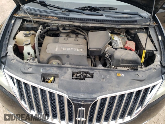 2012 Lincoln MKX with VIN 2LMDJ6JK4CBL01777, listed as a Copart auction lot 47682795 with 186,511 mi miles and Salvage Title. Bid and sale history available at carsss.com. Image 12.