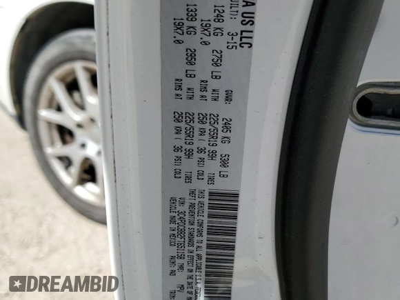 2015 Dodge Journey SXT with VIN 3C4PDCBB2FT651158, listed as a Copart auction lot 52982285 with 130,546 mi miles and Salvage Title. Bid and sale history available at carsss.com. Image 13.