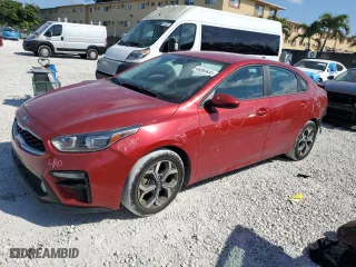 2021 Kia Forte LXS with VIN 3KPF24AD2ME383594, listed as a Copart auction lot 49260435 with 54,340 mi miles and Salvage Title. Bid and sale history available at carsss.com. Image 1.