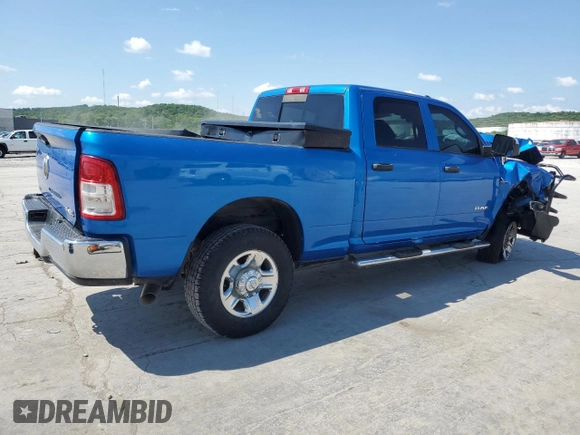 2021 Ram 2500 Tradesman with VIN 3C6UR5CL6MG520321, listed as a Copart auction lot 55867345 with 103,291 mi miles and Salvage title. Bid and sale history available at DreamBid. Image 3.