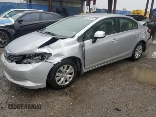 2012 Honda Civic LX z VIN 19XFB2F54CE079865, wystawiony jako Copart lot #48490125 z przebiegiem 100 924 mil mil oraz Szkoda całkowita • Salvage title. Historia ofert i sprzedaży dostępna na DreamBid. Obrazek 1.