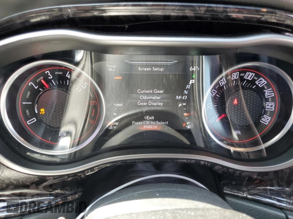 2021 Dodge Challenger R/T Scat Pack z VIN 2C3CDZFJ2MH591198, wystawiony jako Copart lot #54049505 z przebiegiem 50 282 mil mil oraz Szkoda całkowita • Salvage title. Historia ofert i sprzedaży dostępna na DreamBid. Obrazek 9.