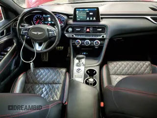 2021 Genesis G70 3.3T with VIN KMTG74LE9MU066040, listed as a Copart auction lot 89327485 with 69,315 mi miles and Clean Title. Bid and sale history available at carsss.com. Image 8.