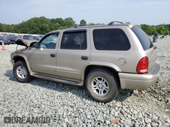 2003 Dodge Durango SLT Plus with VIN 1D4HS58N33F535855, listed as a Copart auction lot 60731895 with Not provided miles and Salvage title. Bid and sale history available at DreamBid. Image 2.