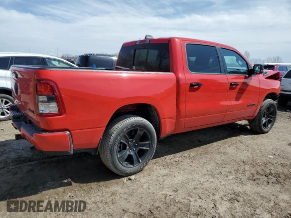 2024 Ram 1500 Big Horn z VIN 1C6SRFFT7RN195816, wystawiony jako Copart lot #52873845 z przebiegiem 10 090 mil mil oraz Szkoda całkowita • Salvage title. Historia ofert i sprzedaży dostępna na DreamBid. Obrazek 3.