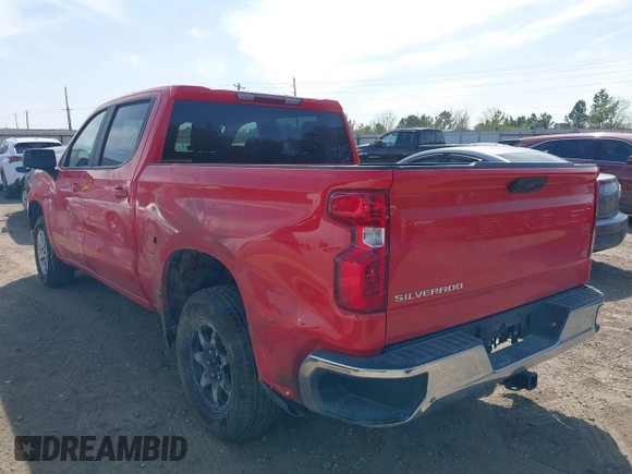 2025 Chevrolet Silverado 1500 LT with VIN 1GCPACED5SZ125762, listed as a IAAI auction lot 41836668 with 10,105 mi miles and . Bid and sale history available at DreamBid. Image 3.