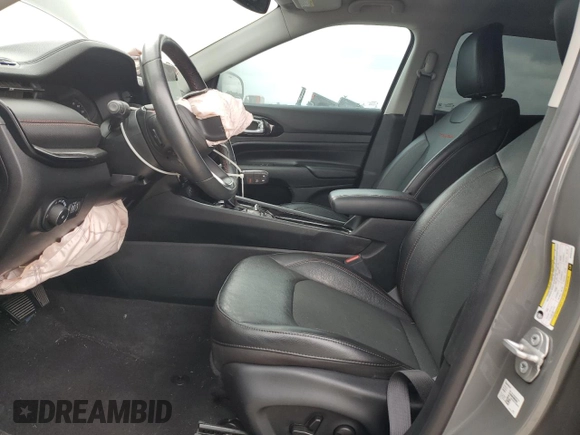 2022 Jeep Compass Trailhawk with VIN 3C4NJDDBXNT231276, listed as a Copart auction lot 55290785 with 20,814 mi miles and Salvage title. Bid and sale history available at DreamBid. Image 7.