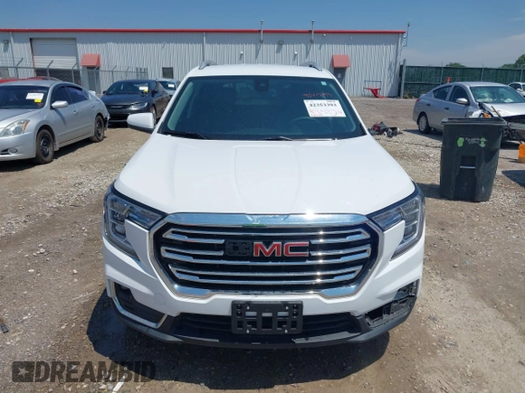 2023 GMC Terrain SLT z VIN 3GKALVEG2PL172143, wystawiony jako IAAI lot #42353393 z przebiegiem 56 609 mil mil oraz . Historia ofert i sprzedaży dostępna na DreamBid. Obrazek 12.