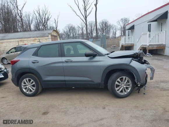 2021 Chevrolet TrailBlazer LS with VIN KL79MMS27MB165665, listed as a IAAI auction lot 41556865 with 53,883 mi miles. Bid and sale history available at carsss.com. Image 14.