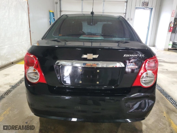 2016 Chevrolet Sonic LT with VIN 1G1JC5SB5G4142606, listed as a Copart auction lot 86384364 with 76,200 mi miles and Salvage Title. Bid and sale history available at carsss.com. Image 6.