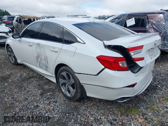 2018 Honda Accord EX with VIN 1HGCV1F40JA048593, listed as a IAAI auction lot 42572510 with 144,604 mi miles and . Bid and sale history available at DreamBid. Image 3.