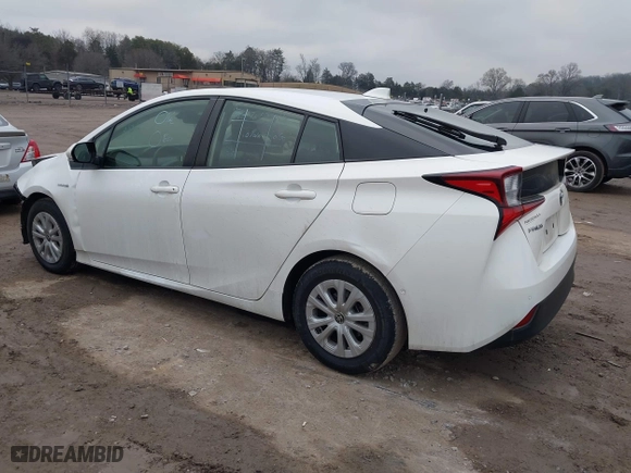 2021 Toyota Prius L Eco with VIN JTDKAMFU1M3149867, listed as a IAAI auction lot 41417036 with 84,421 mi miles. Bid and sale history available at carsss.com. Image 3.