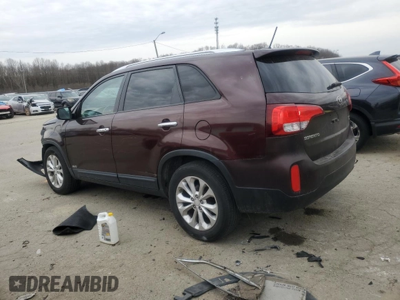 2014 Kia Sorento EX with VIN 5XYKUDA7XEG452703, listed as a Copart auction lot 47835975 with 155,333 mi miles and Salvage title. Bid and sale history available at DreamBid. Image 2.