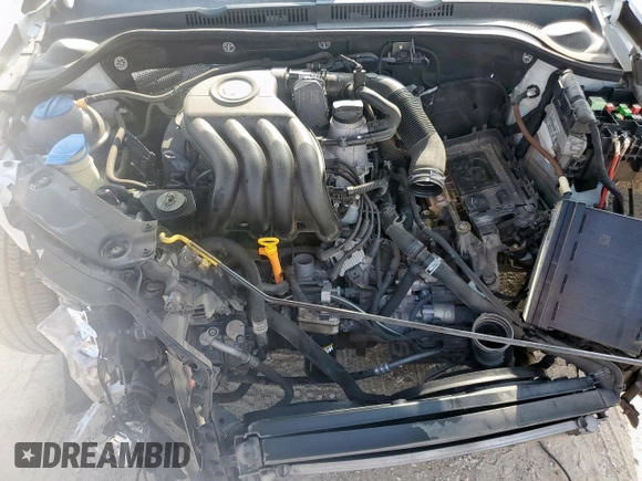 2015 Volkswagen Jetta S with VIN 3VW2K7AJ6FM293411, listed as a Copart auction lot 59018885 with 163,992 mi miles and Salvage title. Bid and sale history available at DreamBid. Image 11.