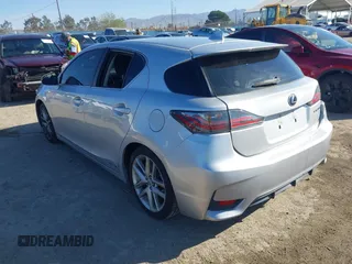 2014 Lexus CT 200h with VIN JTHKD5BH0E2193886, listed as a IAAI auction lot 41745546 with 110,008 mi miles and . Bid and sale history available at DreamBid. Image 3.