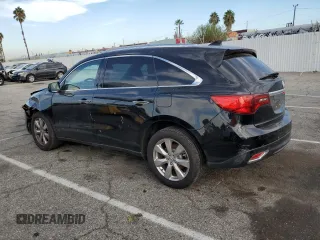 2016 Acura MDX w/Advance with VIN 5FRYD4H91GB042897, listed as a Copart auction lot 70005733 with 0 mi miles and Salvage Title. Bid and sale history available at carsss.com. Image 2.