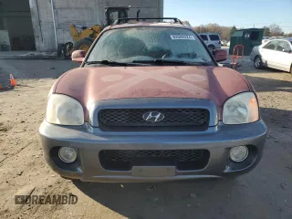 2001 Hyundai Santa Fe GLS with VIN KM8SC83D01U017352, listed as a Copart auction lot 82592024 with 253,442 mi miles and Salvage Title. Bid and sale history available at carsss.com. Image 5.