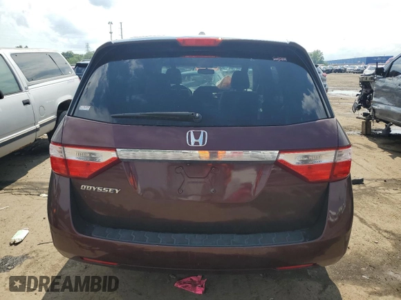 2013 Honda Odyssey EX-L with VIN 5FNRL5H63DB033313, listed as a Copart auction lot 64326065 with Not provided miles and Clean title. Bid and sale history available at DreamBid. Image 6.