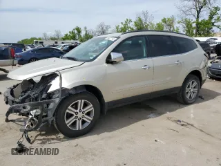 2015 Chevrolet Traverse LT with VIN 1GNKRGKD6FJ248044, listed as a Copart auction lot 54422145 with 193,529 mi miles and Salvage title. Bid and sale history available at DreamBid. Image 1.