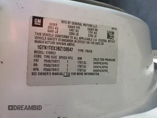 2011 GMC Sierra 1500 Work Truck z VIN 1GTN1TEX3BZ139547, wystawiony jako Copart lot #46748985 z przebiegiem Nie podano mil oraz Tytuł czysty. Historia ofert i sprzedaży dostępna na DreamBid. Obrazek 12.
