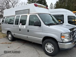 2014 Ford Econoline Cargo Commercial with VIN 1FTNS2EW9EDB18539, listed as a Copart auction lot 50914435 with 188,584 mi miles and Clean Title. Bid and sale history available at carsss.com. Image 1.