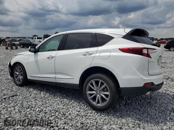 2021 Acura RDX Technology with VIN 5J8TC2H55ML025126, listed as a Copart auction lot 55980445 with 37,020 mi miles and Non repairable. Bid and sale history available at DreamBid. Image 2.