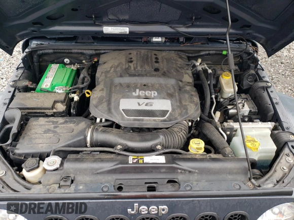 2016 Jeep Wrangler Unlimited Sport with VIN 1C4BJWDG2GL305086, listed as a Copart auction lot 48212105 with 113,001 mi miles and Salvage Title. Bid and sale history available at DreamBid. Image 12.