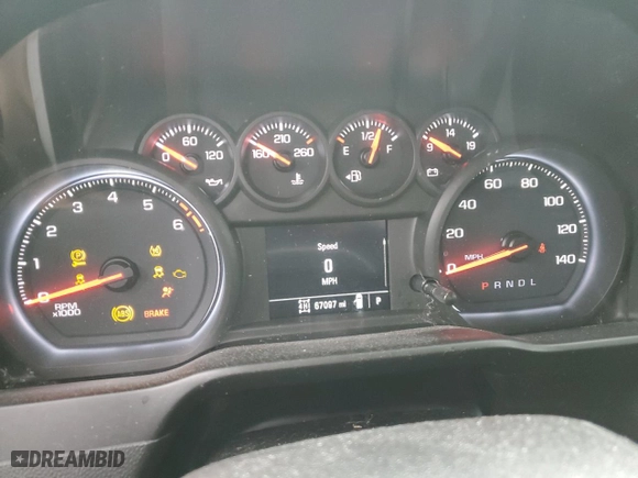 2019 GMC Sierra 1500 with VIN 3GTU9AEF5KG233154, listed as a Copart auction lot 46159645 with 67,097 mi miles and Salvage Title. Bid and sale history available at carsss.com. Image 9.