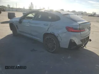 2023 BMW X4 M with VIN 5YM23EC00P9S11365, listed as a Copart auction lot 83022114 with 15,151 mi miles and Non Repairable. Bid and sale history available at carsss.com. Image 2.