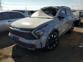 2023 Kia Sportage X-Line with VIN 5XYK6CAF2PG128398, listed as a Copart auction lot 48951035 with 29,738 mi miles and Salvage Title. Bid and sale history available at carsss.com. Image 1.