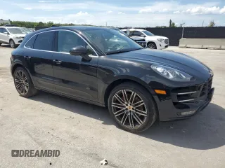 2016 Porsche Macan Turbo with VIN WP1AF2A53GLB94524, listed as a Copart auction lot 64172035 with 44,619 mi miles and Salvage title. Bid and sale history available at DreamBid. Image 4.