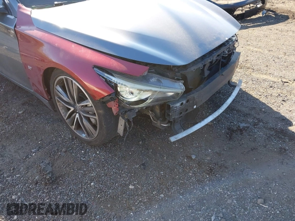 2014 Infiniti Q50 Sport with VIN JN1BV7AR9EM693864, listed as a IAAI auction lot 42050681 with 115,967 mi miles and . Bid and sale history available at carsss.com. Image 18.