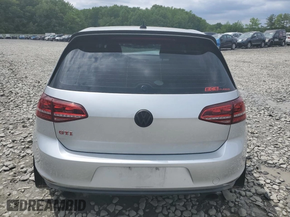 2016 Volkswagen Golf GTI SE with VIN 3VW5T7AU1GM001735, listed as a Copart auction lot 55133774 with 48,277 mi miles and Salvage Title. Bid and sale history available at carsss.com. Image 6.
