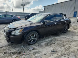 2014 Nissan Maxima S with VIN 1N4AA5AP2EC910898, listed as a Copart auction lot 62832735 with 86,857 mi miles and Salvage title. Bid and sale history available at DreamBid. Image 1.