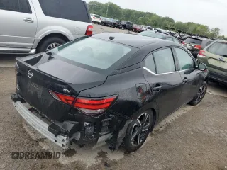 2024 Nissan Sentra SV with VIN 3N1AB8CV6RY219345, listed as a Copart auction lot 66900794 with 17,926 mi miles and Salvage title. Bid and sale history available at DreamBid. Image 3.