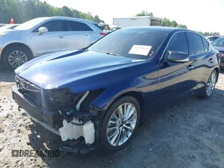 2021 Infiniti Q50 Luxe z VIN JN1EV7BP4MM706934, wystawiony jako IAAI lot #42079747 z przebiegiem 102 821 mil mil oraz . Historia ofert i sprzedaży dostępna na DreamBid. Obrazek 2.