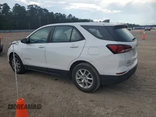 2022 Chevrolet Equinox LS with VIN 3GNAXHEV5NS245287, listed as a Copart auction lot 62663055 with 94,621 mi miles and Salvage title. Bid and sale history available at DreamBid. Image 2.