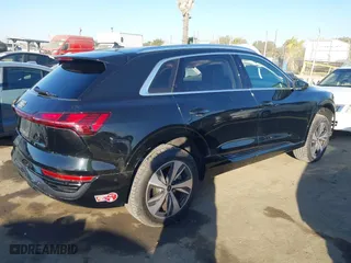 2024 Audi Q8 e-tron Premium Plus with VIN WA15AAGE4RB038515, listed as a IAAI auction lot 41135350 with 8,623 mi miles. Bid and sale history available at carsss.com. Image 4.
