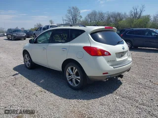 2010 Nissan Murano SL with VIN JN8AZ1MW1AW137112, listed as a IAAI auction lot 42082792 with 140,674 mi miles. Bid and sale history available at carsss.com. Image 3.